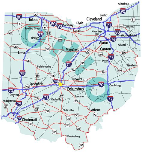 Future of MAP and its potential impact on project management Map Of Ohio With Cities