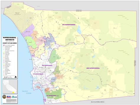 map of San Diego cities