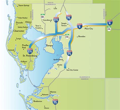Future of MAP and its potential impact on project management Map of Tampa Bay Florida