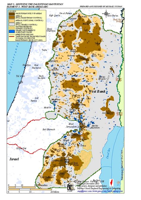 Future of MAP and Its Potential Impact on Project Management Map of the West Bank