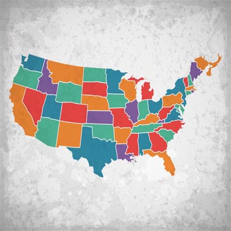 Map of US States and Capitals