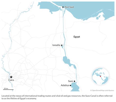 future of MAP and its potential impact on project management where is Suez Canal on a map