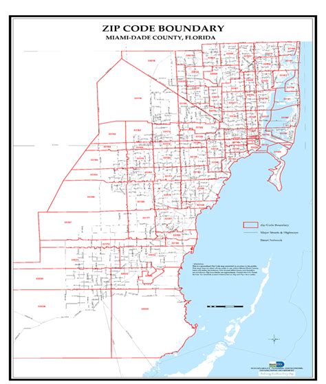 Map of Miami Dade Zip Codes