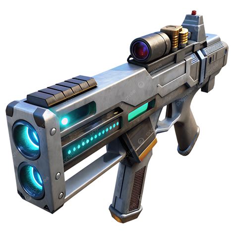 Futuristic Gun 3D PNG