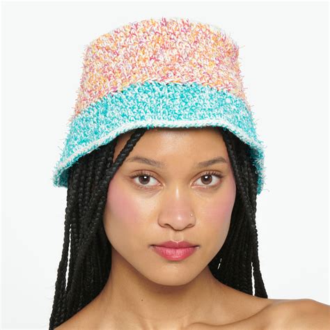 Fuzzy Crochet Bucket Hat Pattern