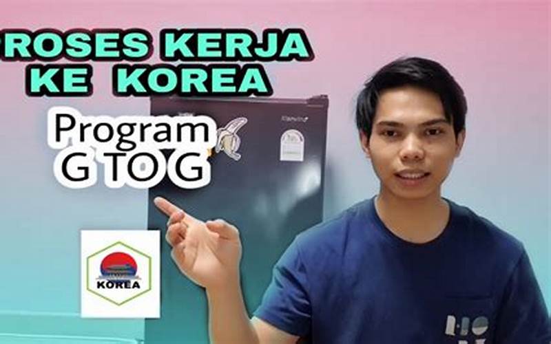 G2G Bnp2Tki Korea: Solusi Mudah Untuk Melamar Kerja Di Korea