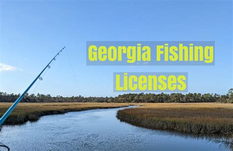 GA DNR Fishing License