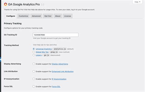 GA Google Analytics