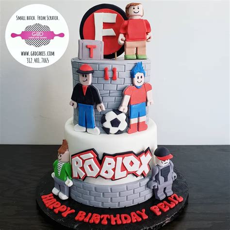 GBD Cakes and Sweets - Roblox cake. #Robox #RobloxCake 