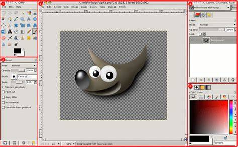 GIMP screenshot