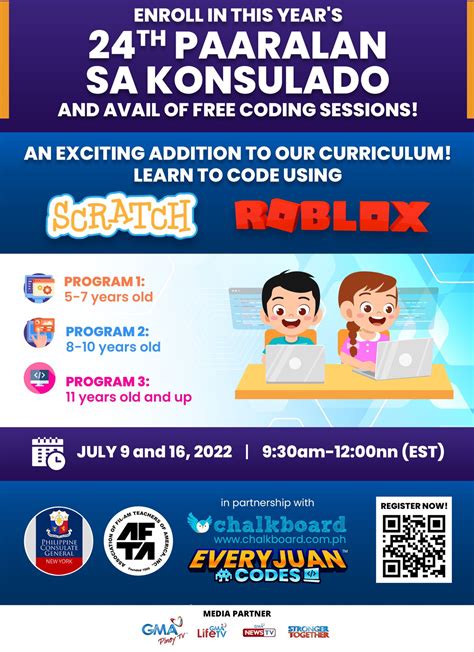 GMA Pinoy TV - Learn how to code using Scratch and Roblox! Enroll 