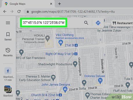 GPS Coordinates on Google Maps