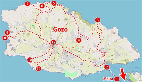 GPS Map Gozo