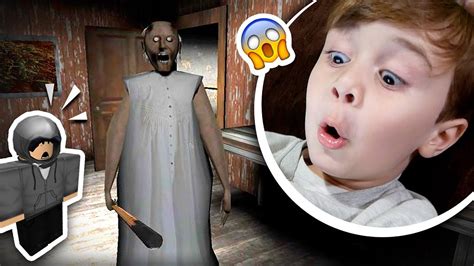 GRANNY APARECEU NO ROBLOX!! Gameplay no Tablet Android 