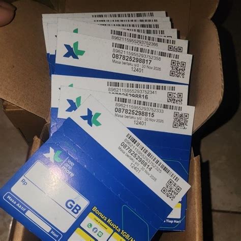 GROSIR KARTU PERDANA XL 0K SEGEL Exp Panjang.. Murah..
