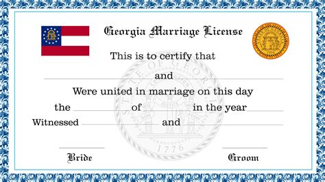 Everything You Need to Know About Obtaining a GA Marriage License