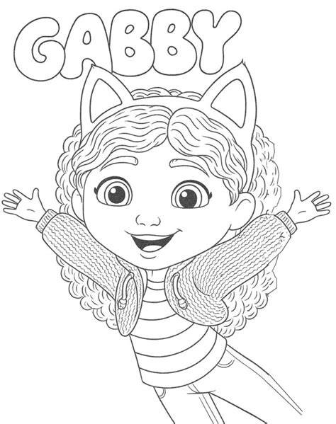 Gabby Coloring Page