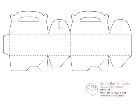 Gable Box Template