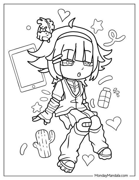 Gacha Coloring Pages