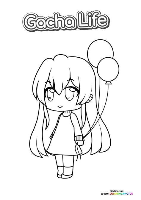 Gacha Life Coloring Pages