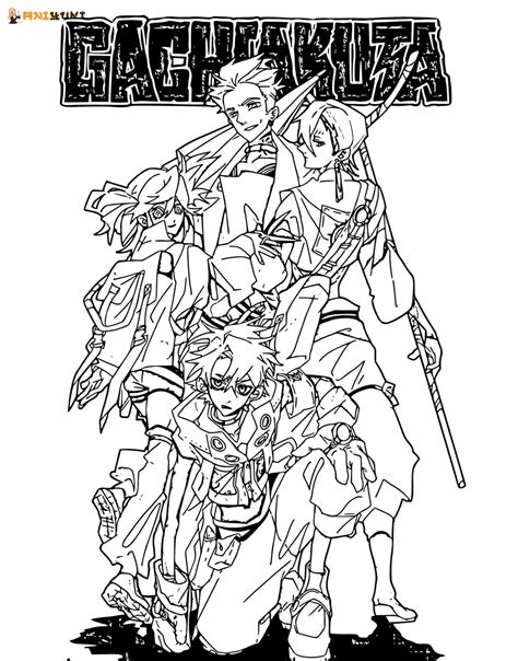 Gachiakuta Color Pages