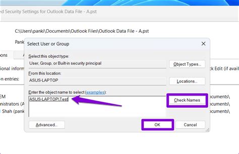 Gain Ownership Of Your Outlook Data File