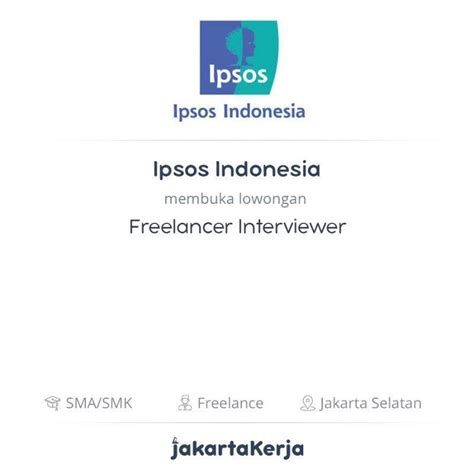 Gaji Ipsos Indonesia