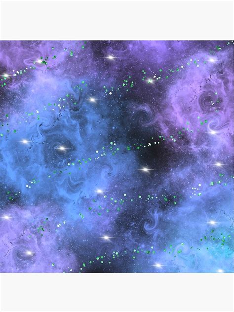 Galaxy Christmas Background