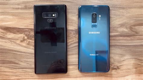 Galaxy S9 Plus vs Galaxy Note 9