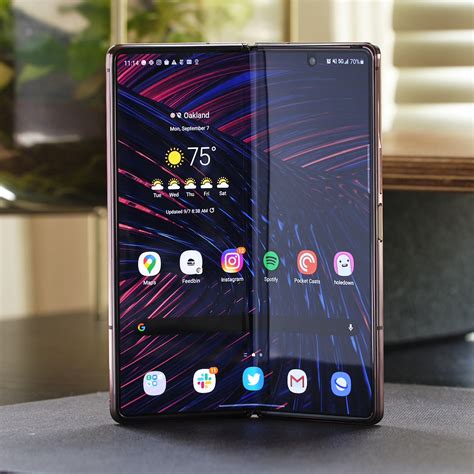Galaxy Z Fold 2 display