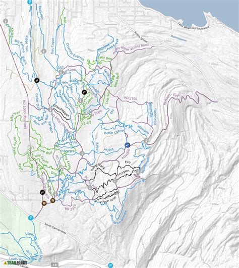 Galbraith Mountain Trail Map