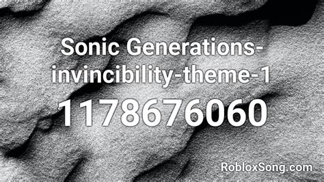 Gallery - Sonic Generations [FULL] Roblox ID
