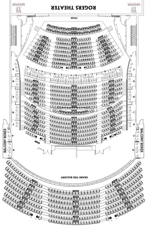 Gallo Center Modesto Seating Chart