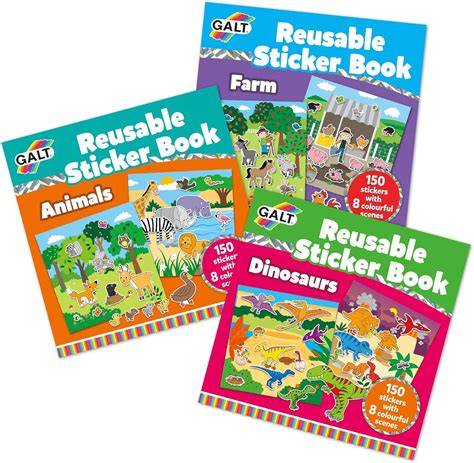 Galt Reusable Sticker Book vs. Traditional Sticker Books
