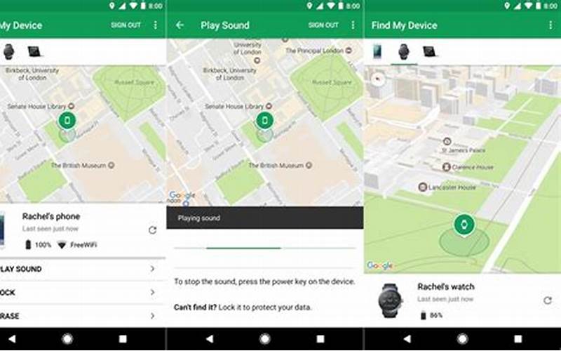 Gambar Fitur Find My Device Di Android