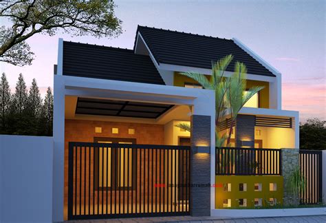 Kumpulan Denah dan Gambar Rumah Tipe 90 Minimalis Modern 2016