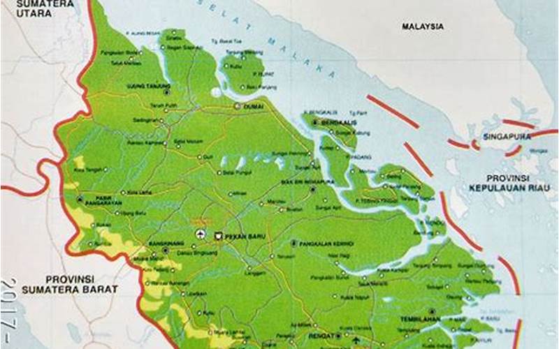 Gambar Peta Riau