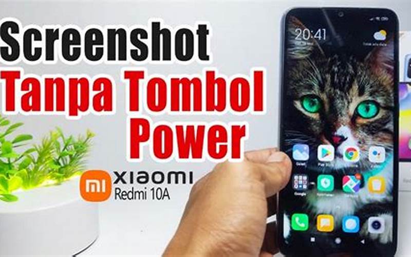 Gambar Tombol Screenshot Xiaomi