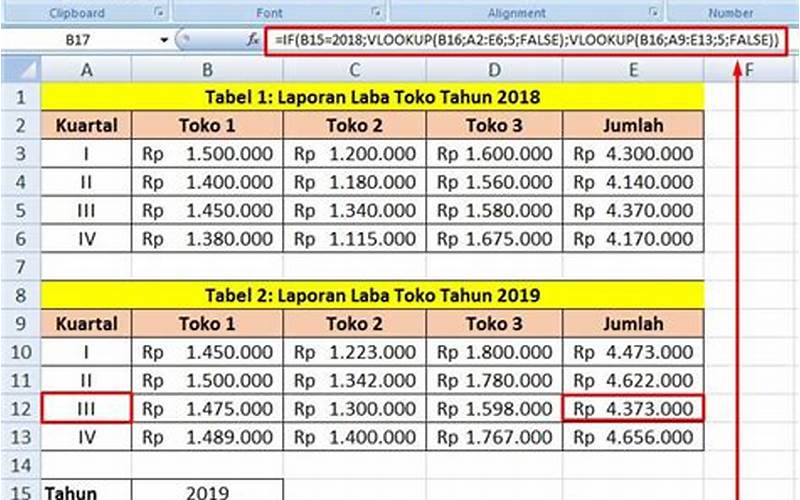 Gambar Vlookup