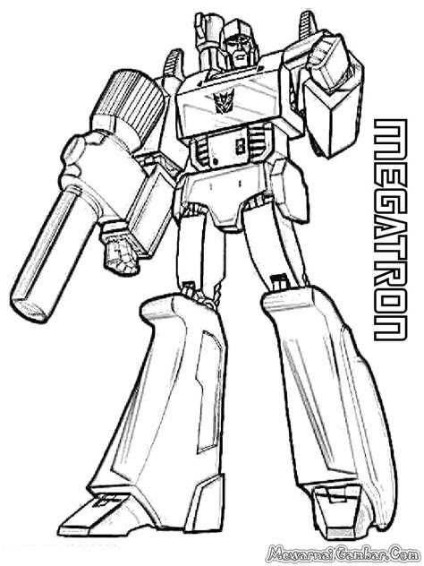 Gambar Mewarnai Transformer