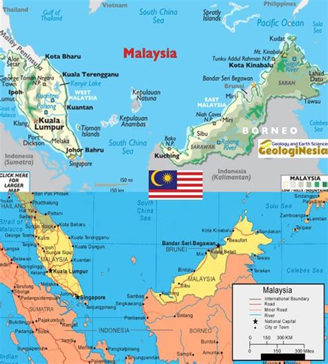 Gambar Peta Negara Malaysia
