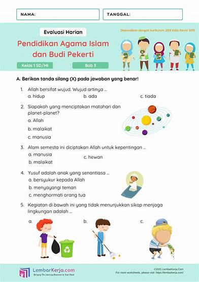 Soal PAI Kelas 3