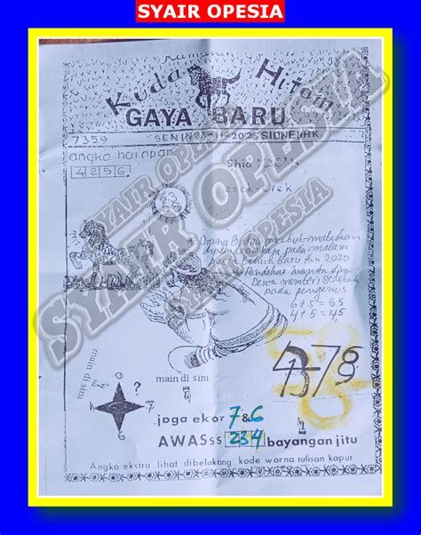 Gambaran Syair SGP VIP