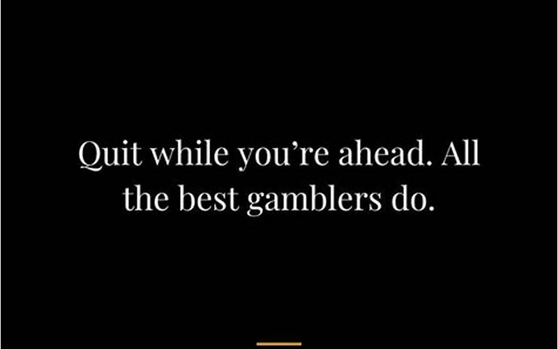 Gambler Phrase Of Defeat