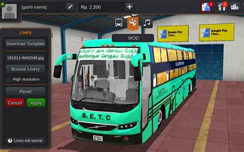 Game Simulasi Pengemudi Bus