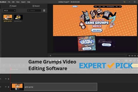 Game Grumps Video Editing Software