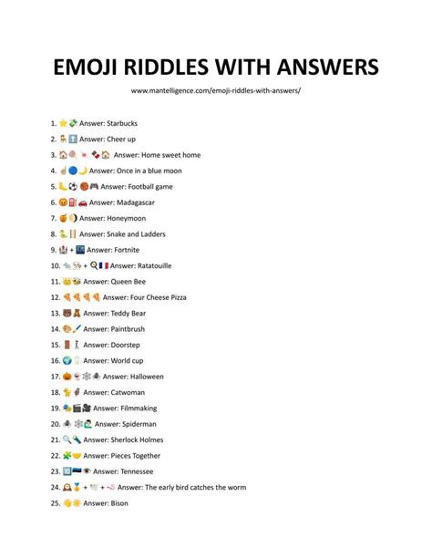 Game Quiz Emoji Riddle