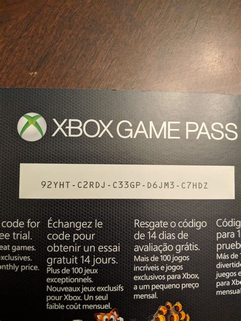 Game pass Code