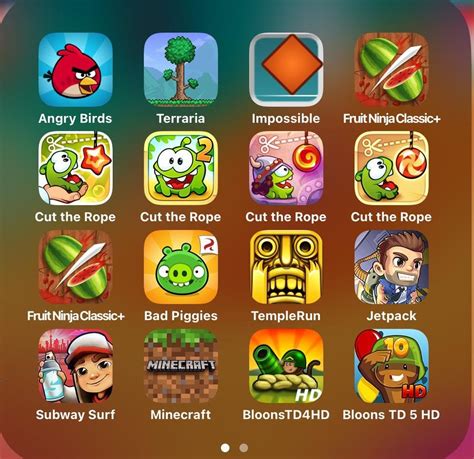 Games and apps