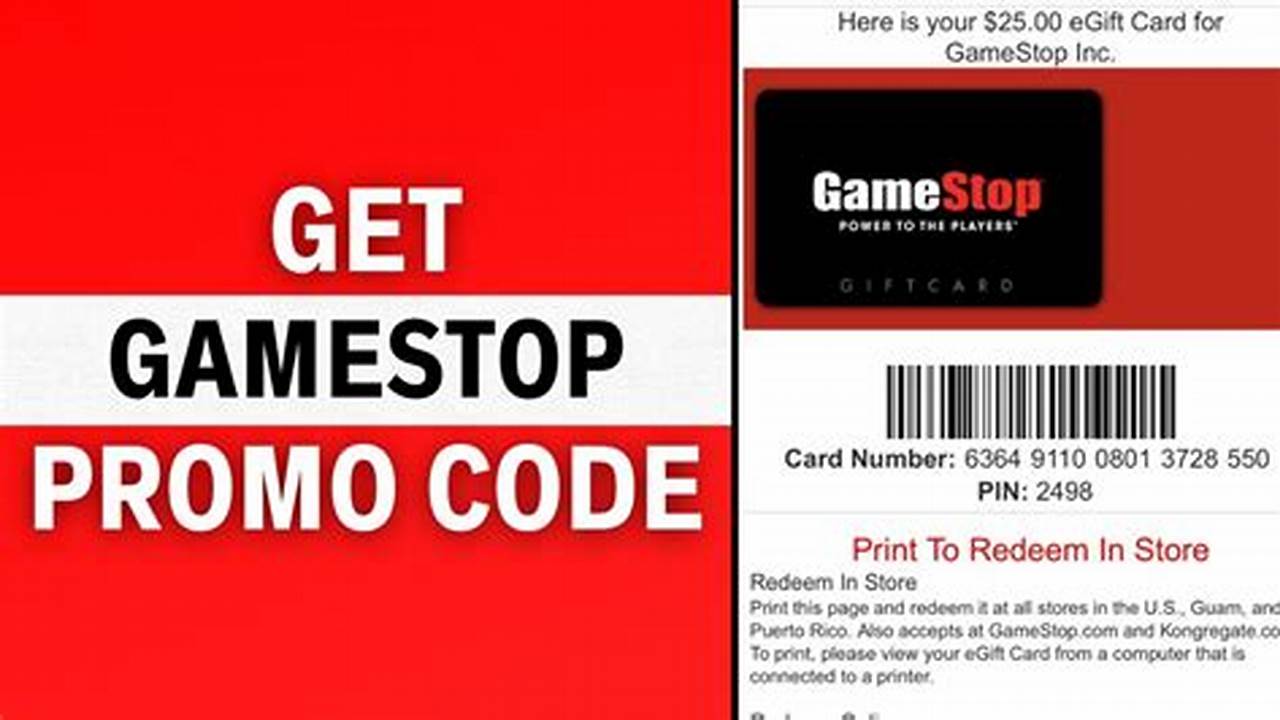 Gamestop Promo Code Reddit 2024